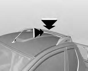 Sistema de bagageiro do teto Barra superior no teto (se equipado) Informações sobre disposição de cargas no veículo Limite de carga sobre a tampa Compartimentos de carga 59