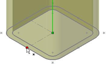 Manual de Treinamento do SolidWorks 2006 Lição 4 Soldas 11 Posicione o perfil Clique em Locate Profile e selecione o midpoint (ponto médio) da aresta. 12 Clique em OK.