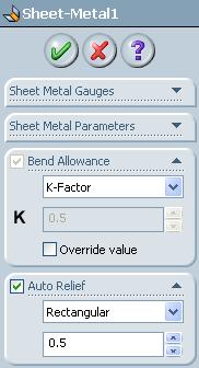 Lição 1 Manual de Treinamento do SolidWorks 2006 Modelagem de peças de chapas metálicas Features do Sheet Metal Feature do Sheet-Metal Certas features especializadas são geradas com o flange básico,