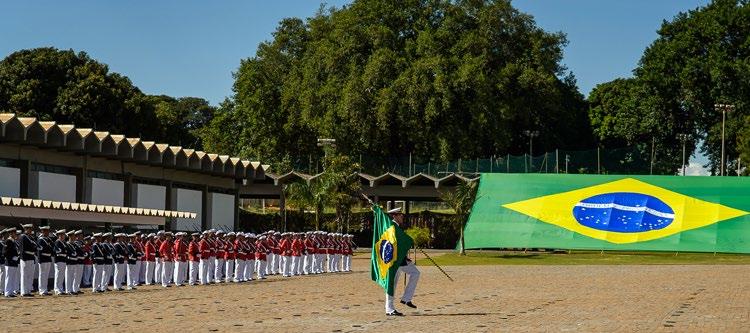 que faz referência ao mais importante embate da Armada na Guerra da Tríplice Aliança. A solenidade foi realizada no Grupamento de Fuzileiros Navais de Brasília.