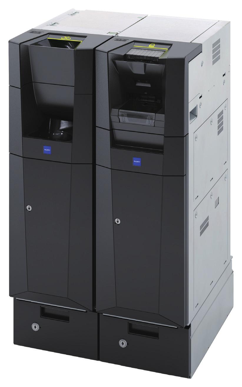SOLUÇÃO CASHINFINITY CI-10 O sistema compacto de reciclagem de cédulas CI-10, composto por um reciclador de cédulas (CI-10B) e um reciclador de moedas (CI-10C), pode ser aplicado a vários mercados: