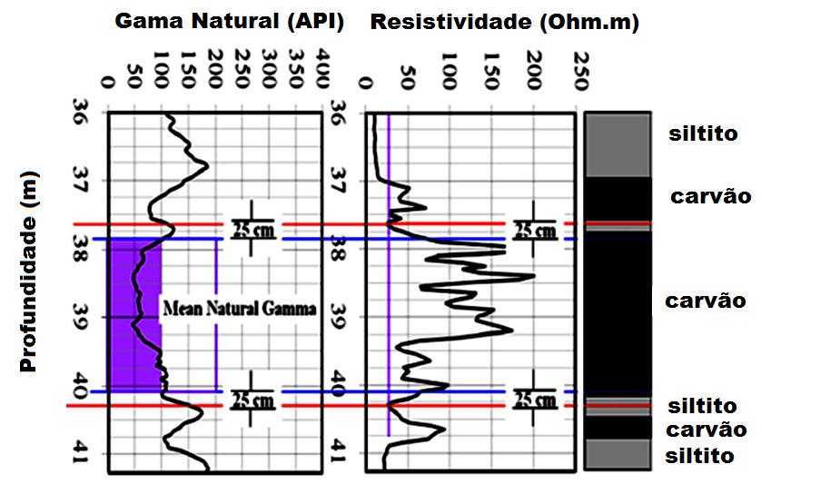 13 As rochas sedimentares podem ser classificadas de acordo com a sua radioatividade e sua resistividade [Bond et al.