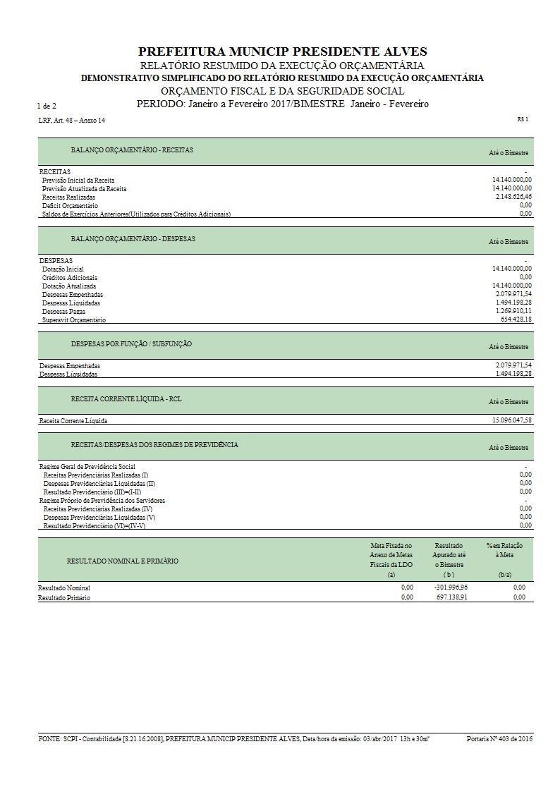 Terça-feira, 04 de Abril de 2017 Ano II Edição nº 116 Página 27 de 28 PODER EXECUTIVO MUNICIPAL