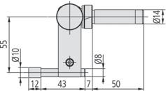 Linear Height -Acessórios Opcionais 1. Bloco de calibração para diâmetro de pontas 12AAA787 Bloco de calibração do diâmetro da ponta (para pontas cônicas) 227,00 2.