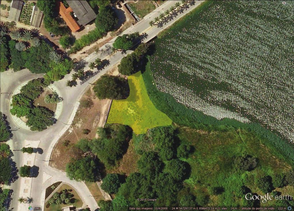 Google Earth 3) Próximo ao açude Santo Anastácio (Figura