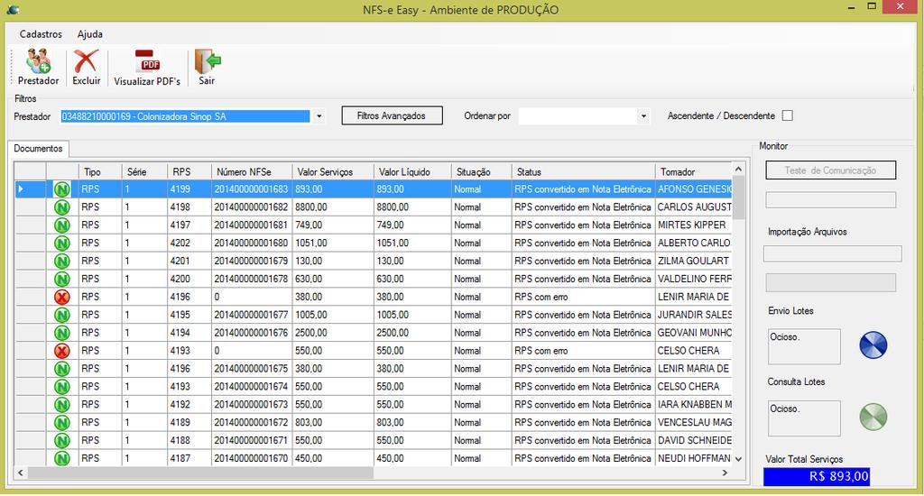 3. Estrutura de Diretóris Sluçã que encapsula a Interface e rda cm um DB lcal Dads em frmat TXT u XML cm retrns de XML, prtcls, PDF