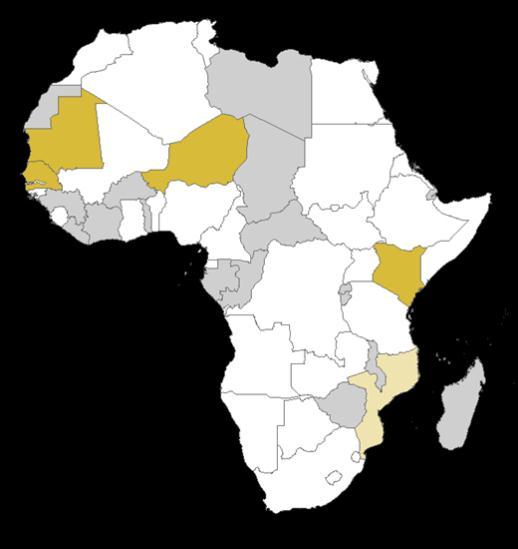 Destaques: Precipitação : Desempenho variado das precipitações na África Ocidental Chuvas acima do normal em partes da África Oriental, incluindo o leste do Chade, Sudão, Sudão do Sul, Etiópia e a
