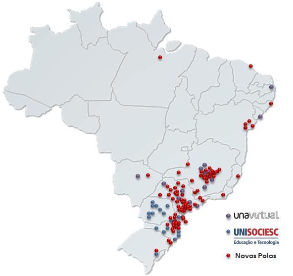 3 EAD: situação atual Evolução da Base de Alunos Rede de Polos 4.316 4.