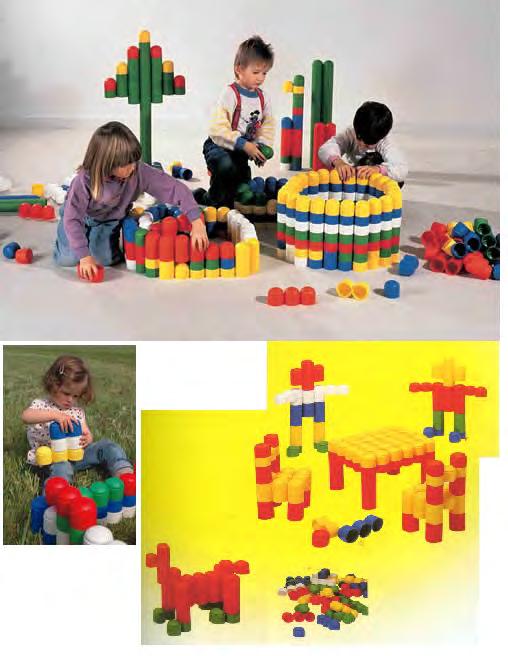 15x6x6 cm maiores de 18 meses ANB4112/4 RONDINO C/110 Jogo de construção em "tijolos/blocos" especialmente concebido para crianças e para crianças de creche e jardim de infância.
