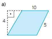 * ÁREA DO TRIÂNGULO Exemplo 1: Calcule a área do