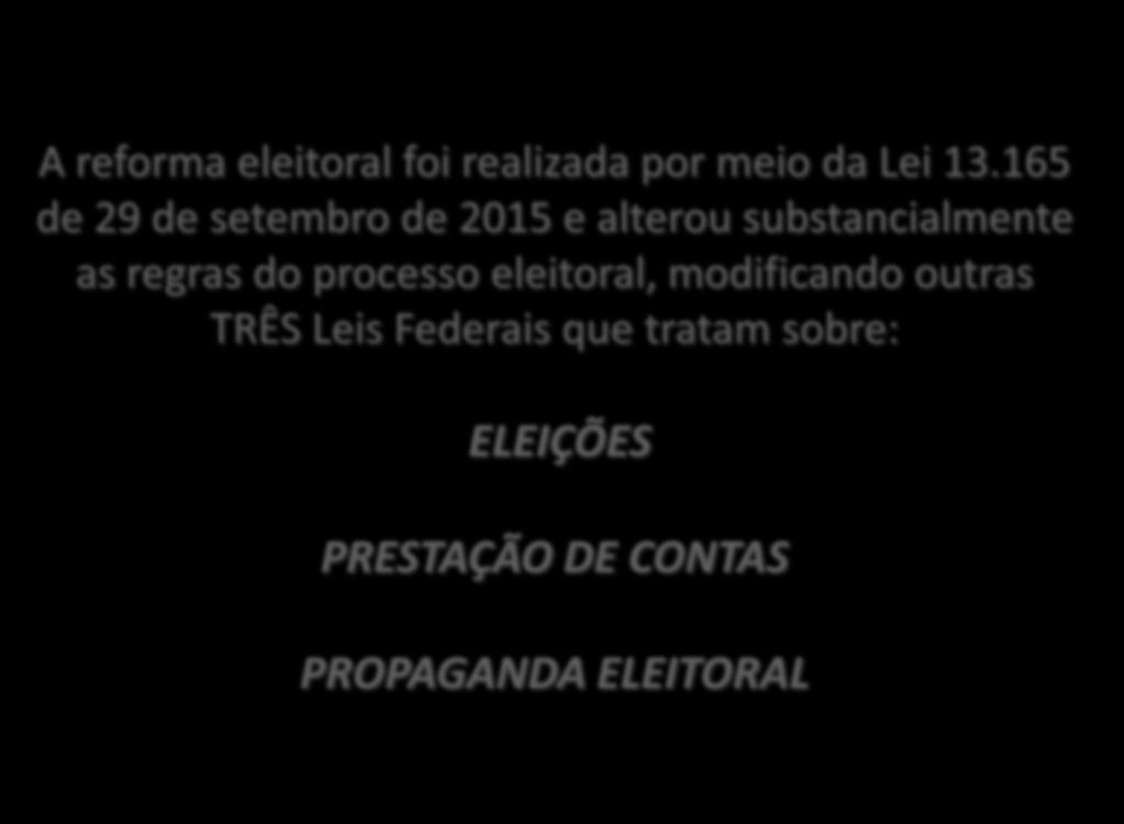 165 de 29 de setembro de 2015 e alterou