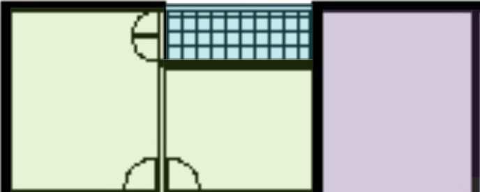 Circulação 5,1 m² Área Íntima 31,9 m²