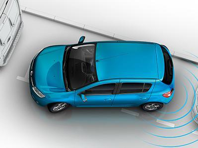 Sensor de estacionamento Auxilia o motorista a estacionar o veículo