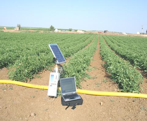 o seguinte programa de monitorização da água do solo: com recurso a medições pontuais com