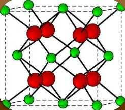 Fluorita (CaF 2 ) Os cátions Ca 2+.