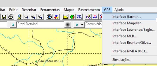 Figura 8: Importação de dados provenientes do receptor GNSS no software GPS TrackMaker (imagem colorida).