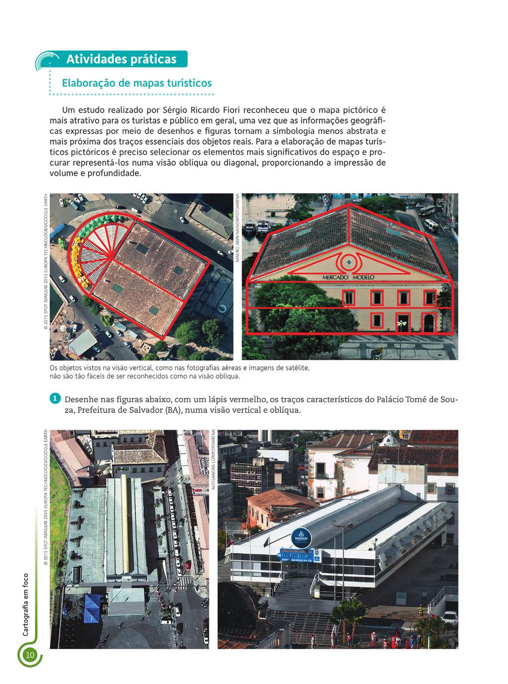 elaboração de mapas temáticos.