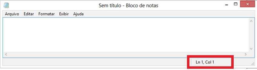 - No menu, clique em Exibir e certifique-se que a opção Barra de Status esteja ativada.