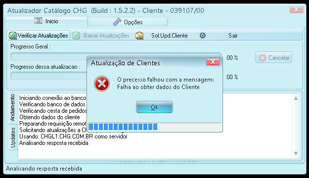 Após a confirmação da mensagem o programa será iniciado de forma automática.