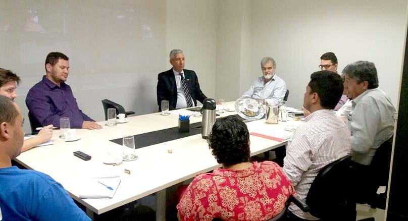 vice-presidente da Federação O das Indústrias do Estado de Goiás (Fieg), Wilson de Oliveira, presidiu mais uma reunião ordinária do Conselho de Consumidores da Celg (Concelg).