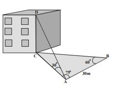 semelhantes de bases 2a e a, respectivamente, e o ângulo CÂB 30 Portanto, o comprimento do segmento CE é: 15) Qual é o resto da divisão de (144 7 144) por 42?