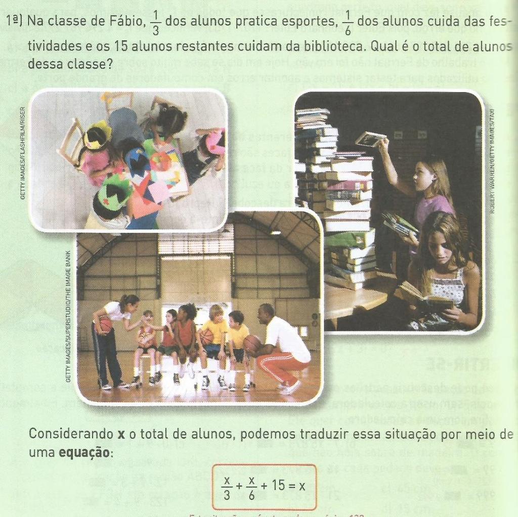 Plano de Aula isciplina: Matemática para 8º Ano Unidade: quações e Sistema de quações Assunto: quações do 1º Grau com uma incógnita