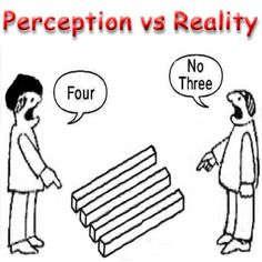 Percepção vs Realidade