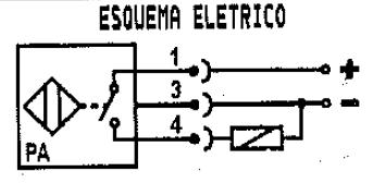 SENSOR DE APROXIMIDADE INDUTIVO / CABO SENSOR DE APROXIMIDADE INDUTIVO /