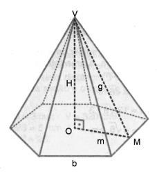 6) Dado um prisma regular hexagonal de aresta da base medindo 4 cm, e altura 7 cm, calcule: a) a área de uma base. b) a área de uma face lateral. c) a área lateral. d) a área total. e) o volume.