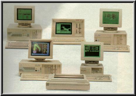 1981 CPU XT 80086 e 80088 8 / 16 bits. O MS-DOS funciona em um protótipo do IBM-PC.