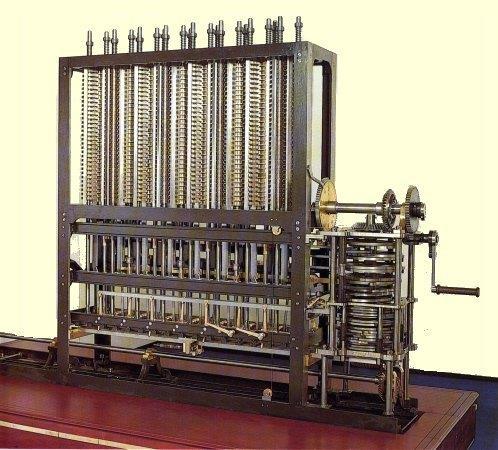 Evolução 1834: Babbage desenvolveu uma Máquina Analítica capaz de: Executar as quatro operações (somar, dividir,