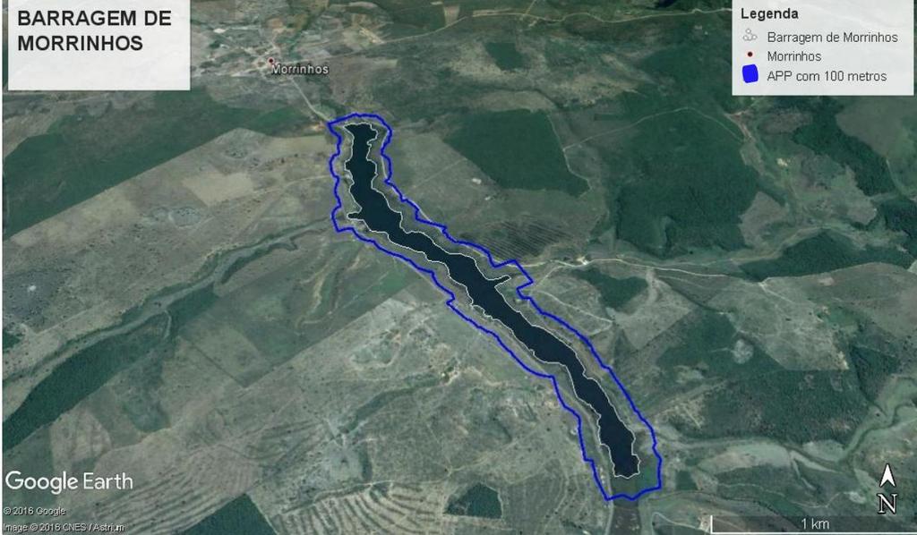 registro fotográfico e aplicação de questionário com moradores. Realizou-se também o levantamento das formas de uso e ocupação do solo no entorno da represa, marcação de pontos com GPS de navegação.