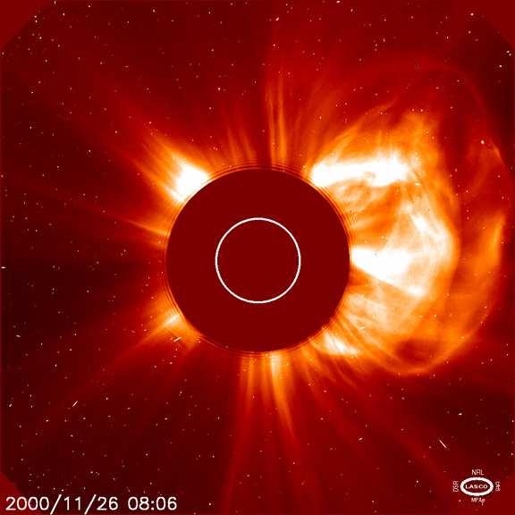 Ejeções de massa coronais 31 NASA, SOHO Space