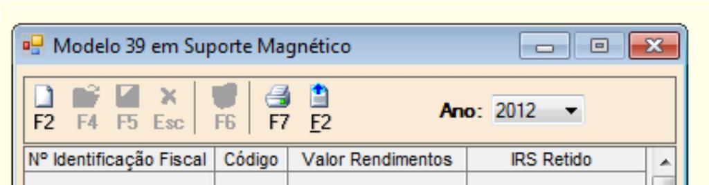 Modelo 39 Criação de ficheiro