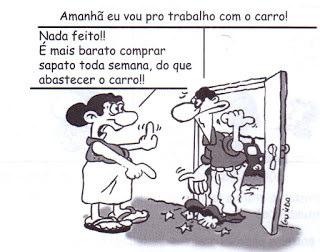 03-(UFSCar - SP) Na fala da mulher, substituindo "é mais barato" por "é preferível" e adequando a frase à norma culta, obtém-se: a) É