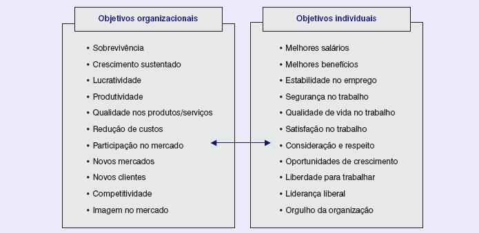 Objetivos Organizacionais