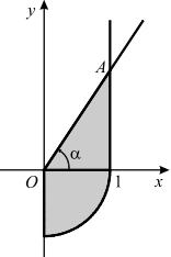 Qual das expressões seguintes dá a área (em m 2 ) do triângulo [ABC], em função da amplitude, α, do ângulo ABC?