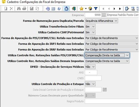 Fiscal Ao abrir o módulo Fiscal em uma nova empresa o sistema irá mostrar uma mensagem informando que a empresa não está configurada no módulo Fiscal informe Sim.