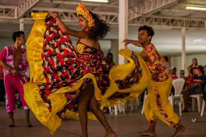 Casais dançam o carimbó, expressão musical que faz parte do patrimônio cultural brasileiro Pierre Azevedo Ag.