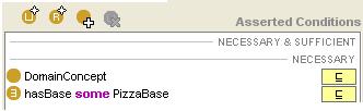 CLASSE PARCIAL Exemplo Para ser Pizza é necessário ser DomainConcept e ter