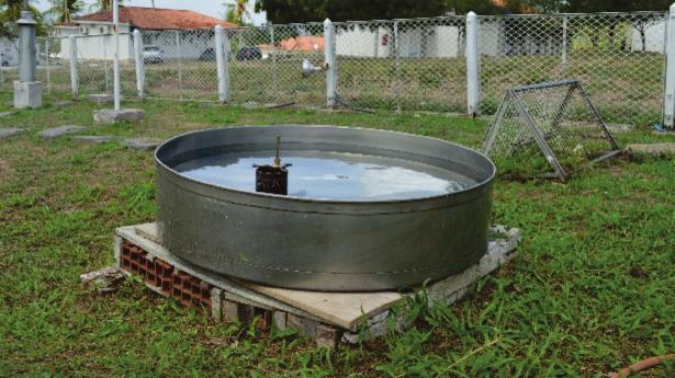 sempre que a leitura no tensiômetro for igual a 90 kpa, realiza-se uma irrigação com lâmina de 24,2 mm.