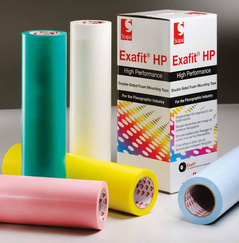 Linha Scapa Exafit HP As indústrias de impressão flexográfica de hoje estão constantemente procurando aperfeiçoar a qualidade da sua impressão e melhorar seus processos.