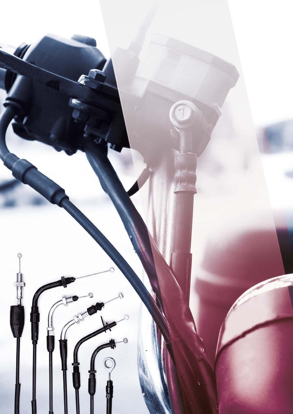 A Vulcan.Bor possui uma linha completa de cabos de comando de motocicletas para acelerador, embreagem, freio, tacômetro, assento e velocímetro.