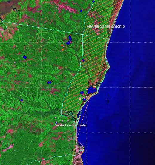 Figura 2 - Distribuição espacial: (a) fumaça (Material Particulado integrado na coluna - g/m 2 ), (b) material particulado < 2,5 g/m 3 e (c) espessura óptica (AOT) no Estado de Mato Grosso