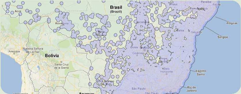 Leilao450 MHz e desonerações Desonerações BL via satélite Licitação da faixa de 450 MHz: Cobeturade 91% da população rural (29,8 milhões).