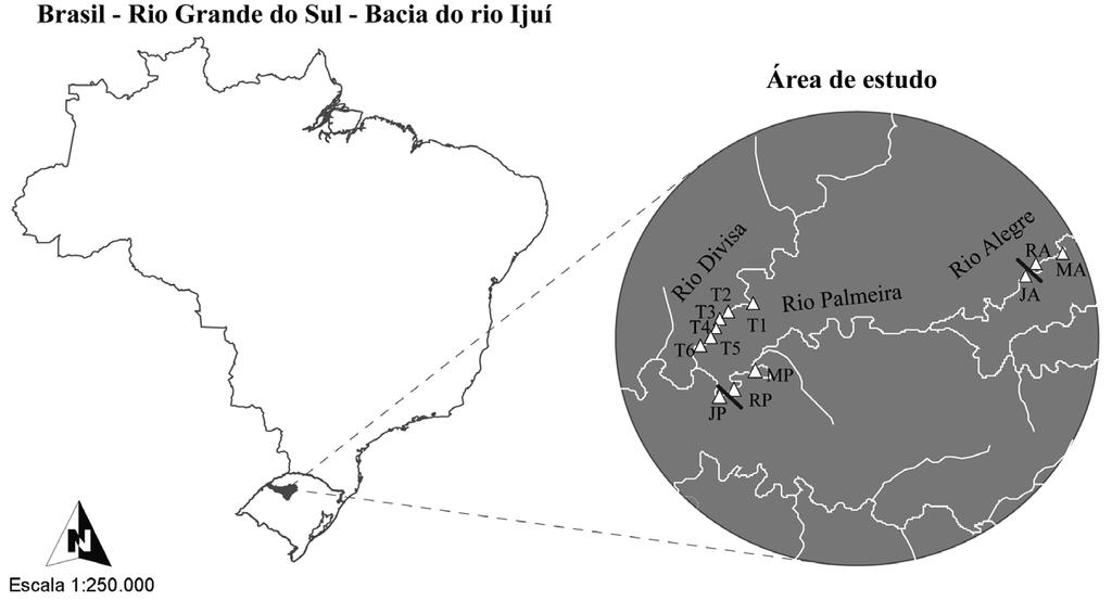 Variação da composição e estrutura da ictiofauna em três rios com e sem infl uência de barramento no sul do Brasil servatórios.