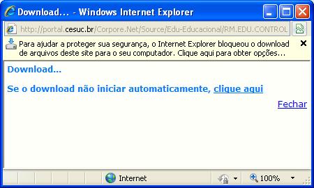 sequência 3/5 Neste caso o navegador