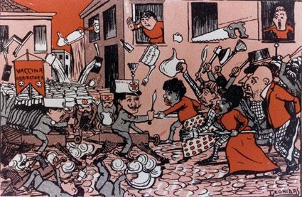REVOLTA DA VACINA (1904) Política autoritária e sem esclarecimentos, feria os
