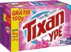 pó Tixan Leve 2kg Pague 1,9kg 11, 98 Limpador Cif sachet 450ml 3, 98