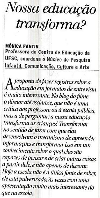 Diário Catarinense Reportagem Especial Nossa educação transforma?